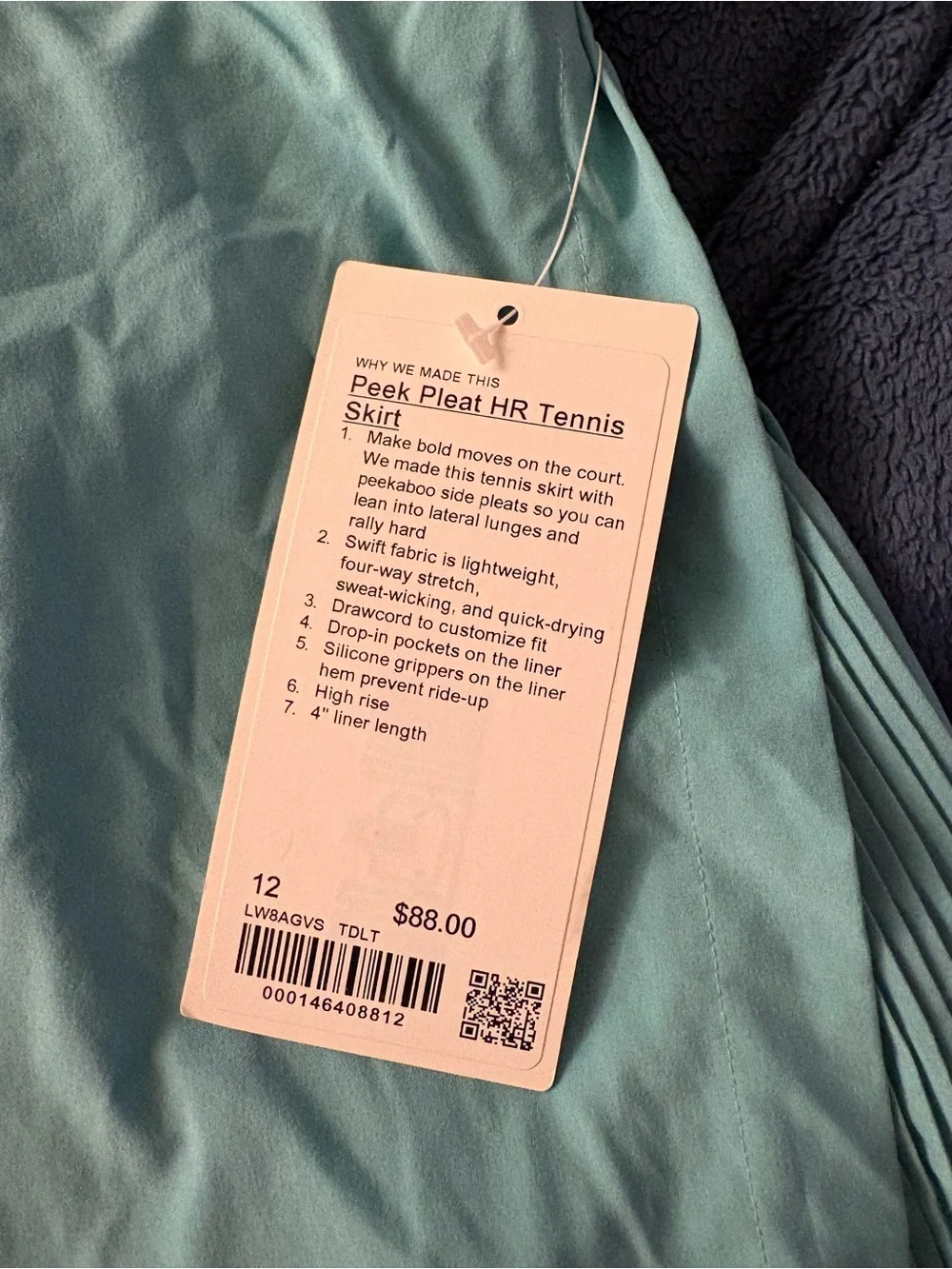 lululemon athletica Peek Pleat HR Tennis Skirt